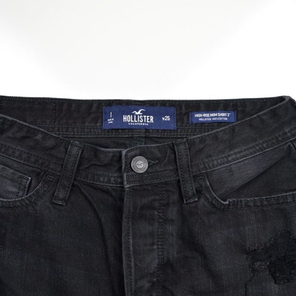 Hollister Hi-Rise Mom Shorts Black 3" - 1/25 - Picture 6 of 6